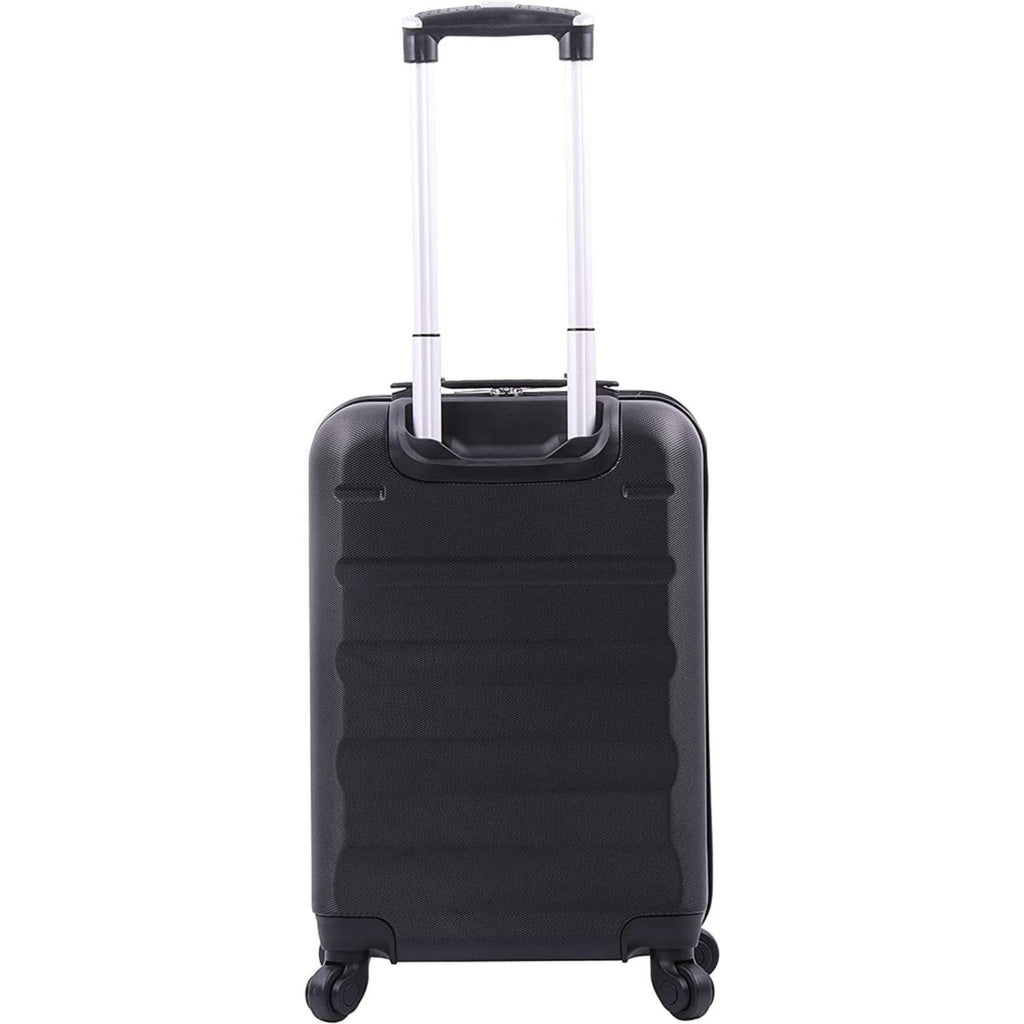 Aerolite 55x35x25 Hard Shell Carry On Hand Cabin Luggage Suitcase with 4 Wheels, Max Size for Air Europa Air France Alitalia KLM & Transavia Set of 2