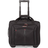 Aerolite 17'' Executive Mobile Business Cabin Hand with Luggage Rolling Laptop Bag, Approved for Ryanair, British Airways, Easyjet, Jet2 & Many More - Packed Direct UK