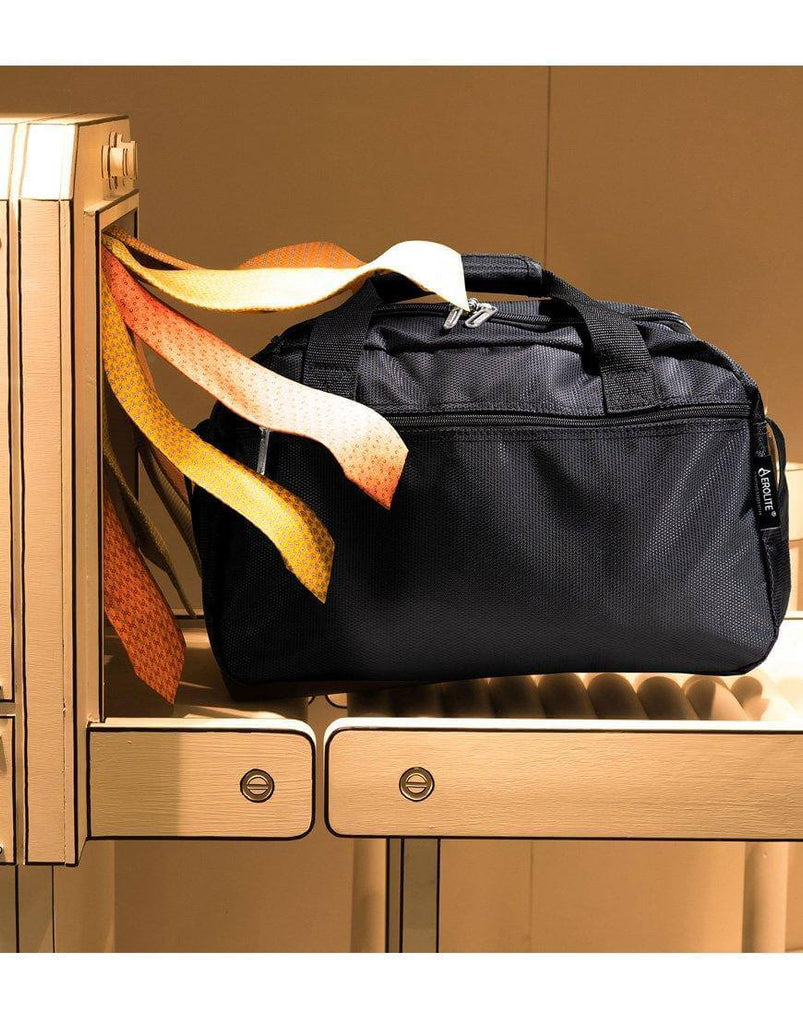 Aerolite (35x20x20cm) Hand Luggage Holdall Bag - Rose Gold - Packed Direct UK