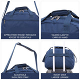 Aerolite (40x20x25cm) New and Improved 2021 Ryanair Maximum Size Holdall Cabin Luggage Under Seat Flight Bag - Packed Direct UK