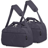 Aerolite (40x20x25cm) New and Improved 2021 Ryanair Maximum Size Holdall Cabin Luggage Under Seat Flight Holdall Bag (x2 Set) - Packed Direct UK