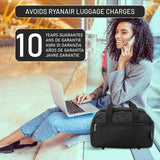 Aerolite (40x20x25cm) New and Improved 2023 Ryanair Maximum Size Holdall Cabin Luggage Under Seat Flight Bag - Packed Direct UK