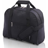 AEROLITE 40x30x15 New and Improved 2024 British Airways, EasyJet, Virgin Atlantic, KLM Holdall, Cabin Luggage Under Seat Flight Bag, Black