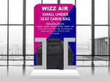 Aerolite 40x30x20 Wizz Air Maximum Size Cabin Bags with 5 Year Guarantee Foldable Carry On Premium Bag Holdall Small Lightweight Cabin Luggage Under seat Flight Travel Duffel Bag - Packed Direct UK