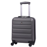 Aerolite (45x36x20cm) easyJet Maximum Size Hard Shell Carry On Hand Cabin Luggage Underseat Flight Bag Suitcase 45x36x20 with 4 Wheels