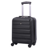 Aerolite 45x36x20 easyJet Maximum Size Hard ShellCarry On Hand Cabin Luggage Underseat Flight Bag Suitcase 45x36x20 with 4 Wheels set of 2 - Packed Direct UK