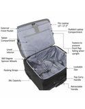 Aerolite (45x45x23cm) Executive Mobile Business Cabin Hand with Luggage Rolling Laptop Bag - Packed Direct UK