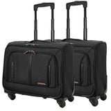 Aerolite (45x45x23cm) Executive Mobile Business Cabin Hand with Luggage Rolling Laptop Bag - Packed Direct UK