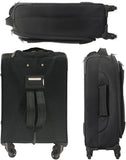 Aerolite (47x35x20cm) Lightweight Soft Shell Cabin Hand Luggage (x2 Set) | 4 Wheels - Packed Direct UK