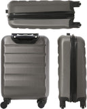 Aerolite 55cm Lightweight Hard Shell Cabin Hand Luggage with 4 Spinner Wheels for 360 Degree Manoeuvrability 21", Approved for Ryanair, easyJet, British Airways, Virgin Atlantic, Flybe and More - Packed Direct UK