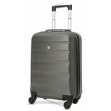 Aerolite 55cm Lightweight Hard Shell Cabin Hand Luggage with 4 Spinner Wheels for 360 Degree Manoeuvrability 21