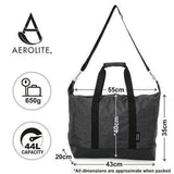 Aerolite (55x35x20cm) Lightweight Holdall Hand and Shoulder Luggage Cabin Bag - Packed Direct UK