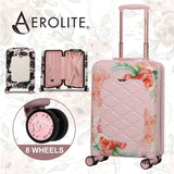 Aerolite (55x35x20cm) Premium Hard Shell Hand Cabin Luggage - Packed Direct UK