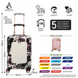 Aerolite (55x35x20cm) Premium Hard Shell Hand Cabin Luggage - Packed Direct UK