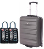 Aerolite (55x40x20cm) Ryanair Maximum Allowance 40L Lightweight Hard Shell Cabin Hand Luggage, Also Approved for easyJet, British Airways, Jet2 and More - Packed Direct UK