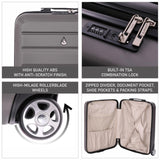 Aerolite (55x40x20cm) Ryanair Maximum Allowance 40L Lightweight Hard Shell Cabin Hand Luggage, Also Approved for easyJet, British Airways, Jet2 and More - Packed Direct UK