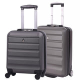 Aerolite (55x40x20cm) Ryanair Maximum Allowance 40L Lightweight Hard Shell Cabin Hand Luggage, Also Approved for easyJet, British Airways, Jet2 and More - Packed Direct UK