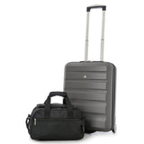 Aerolite (55x40x20cm) Ryanair Maximum Allowance 40L Lightweight Hard Shell Cabin Hand Luggage, Also Approved for easyJet, British Airways, Jet2 and More - Packed Direct UK