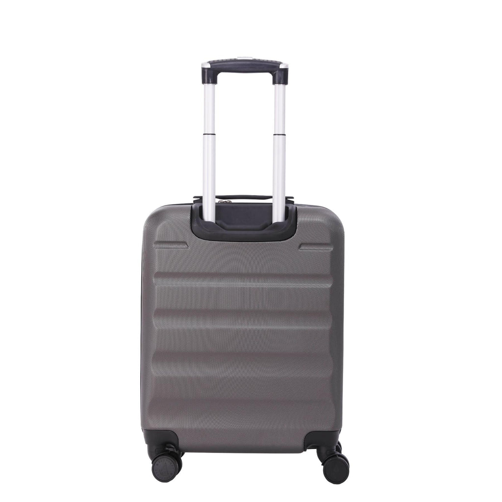 Aerolite (55x40x20cm) Ryanair Maximum Lightweight Hard Shell Cabin Hand Luggage, 4 Wheels - Packed Direct UK