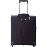 Aerolite 56x45x25cm British Airways Jet2 & easyJet Upgrade Maximum Allowance Large Lightweight 2 Wheel Carry On Hand Cabin Luggage Bag Suitcase 56x45x25 with TSA Approved Lock Black - Packed Direct UK