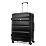 Aerolite (69x50x27cm) Medium Hard Shell Luggage Suitcase with Built-In TSA Padlock, 25" - Packed Direct UK
