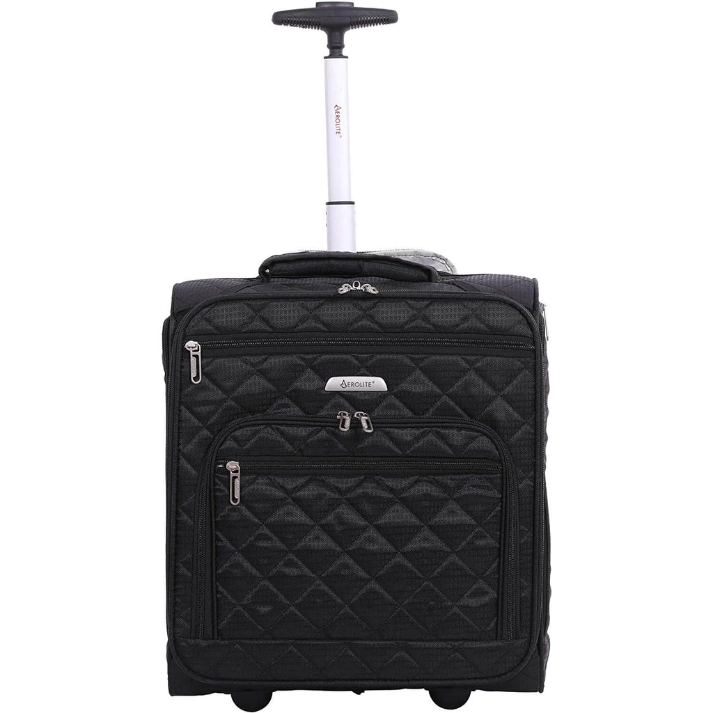 Aerolite easyJet Carry On Cabin Hand Luggage Under Seat Trolley Bag Suitcase 42x32x20cm 28L, Fits easyJet Hand Cabin Luggage 45x36x20 - Packed Direct UK