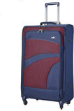 Aerolite Lightweight 4 Wheel 3 Piece Suitcase Luggage Set, Hand Cabin Luggage + Large Hold + XL Extra Large Hold Luggage Suitcase Set, Navy Plum - Packed Direct UK