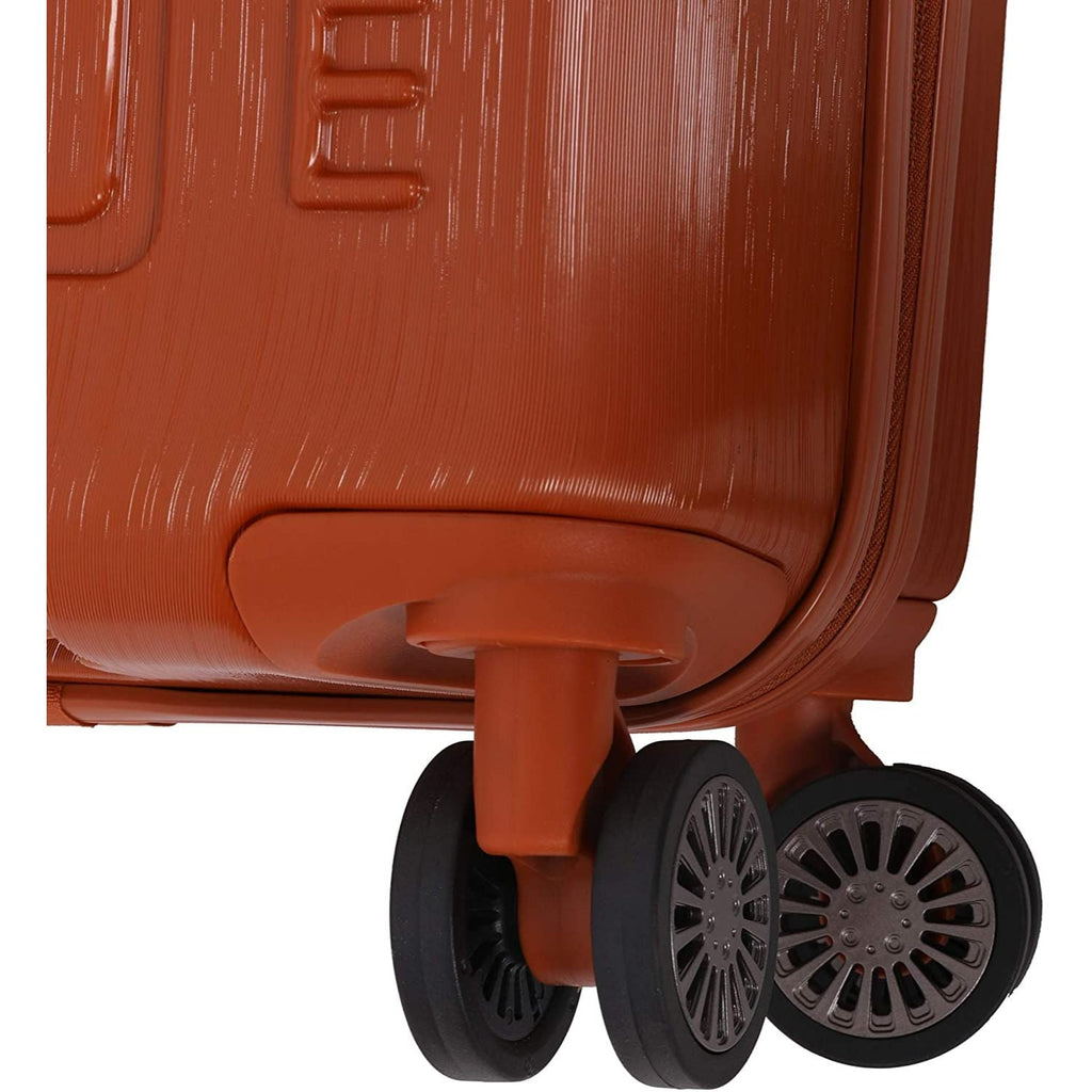 Aerolite Lightweight ABS Hard Shell 8 Wheel 3 Piece Luggage Suitcase - Packed Direct UK