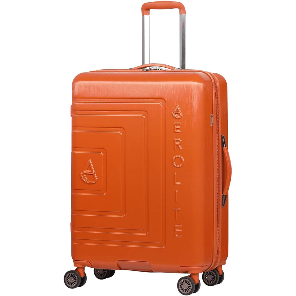 Aerolite Lightweight ABS Hard Shell 8 Wheel 3 Piece Luggage Suitcase