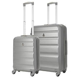 Aerolite Lightweight Hard Shell Suitcase Luggage Set (Cabin + Medium) - Packed Direct UK
