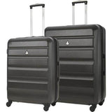 Aerolite Lightweight Hard Shell Suitcase Luggage Set (Medium 25" + Large 29") - Packed Direct UK