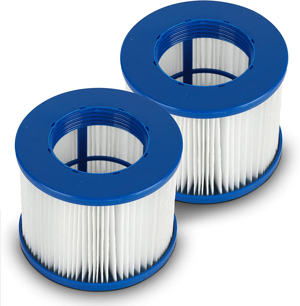 Aqua Spirit 2 Pack Hot Tub Replacement Antibacterial Filter Cartridges for Hot Tub Cleaning and Maintenance - Packed Direct UK