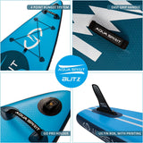 AQUA SPIRIT Blitz 10’8 & 12'6 PREMIUM iSUP Inflatable Stand up Paddle Board & Kayak with Top Accessories - Packed Direct UK