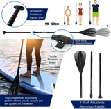 AQUA SPIRIT Tempo 10' iSUP Inflatable Stand up Paddle Board for Adult Beginners/Intermediate with Backpack, Leash, Paddle, Changing Mat & Waterproof Phone Case - Packed Direct UK