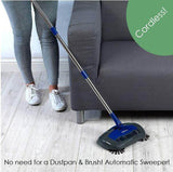 Beldray Electric Floor Sweeper Broom Dustpan Spin Wireless Cordless Automatic - Packed Direct UK