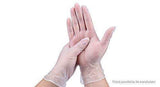 Clear Disposable Vinyl Medical Examination Gloves AQL 1.5 Powder & Latex Free (100*5) - Packed Direct UK