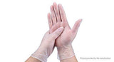 Clear Disposable Vinyl Medical Examination Gloves AQL 1.5 Powder & Latex Free (500, MEDIUM) - Packed Direct UK