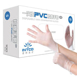 Clear Multi-Purpose Disposable Vinyl Powder Free Medical Examination Gloves Box of 50 Pairs (100 Gloves) Latex Free AQL 1.5 - Packed Direct UK
