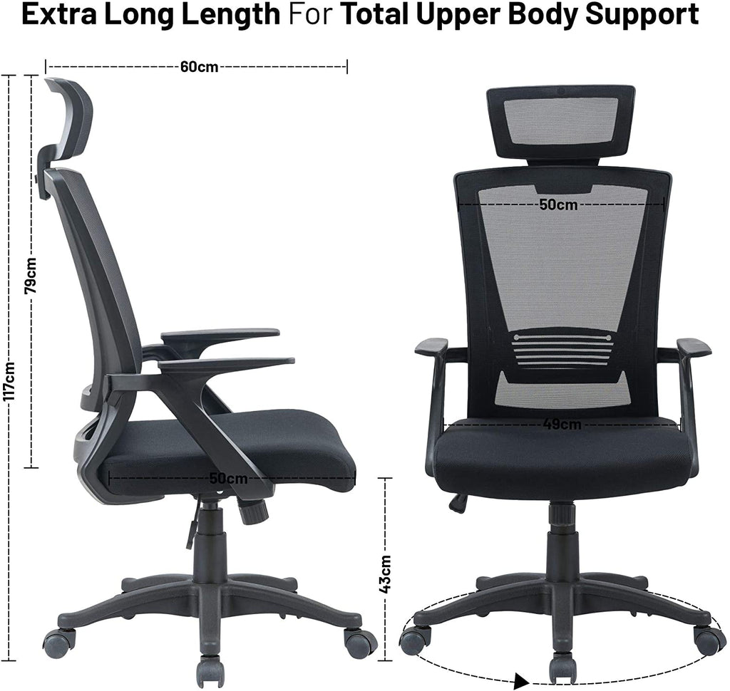 Office chair shop without back support
