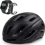 SPORT24 Lightweight Bike Cycle Helmet Road Bike Cycling Safety Helmet for Men Women (Fits Head Sizes 58-61cm) Black White