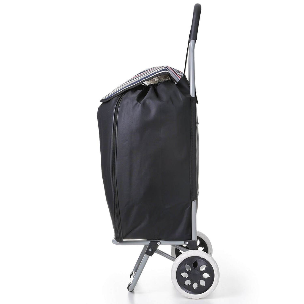 Hoppa 51L (60x34x25) Expanding Lightweight Shopping Wheeled Trolley - Packed Direct UK