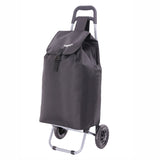 Hoppa 57Ltr Lightweight Shopping Trolley 2024 model, Hard Wearing & Foldaway Push/Pull Cart for Easy Storage With 1 Year Guarantee - Packed Direct UK