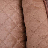 Hoppa (80x60x20cm) Soft Plush Rectangular Dog Bed - Brown - Packed Direct UK