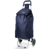 Hoppa Lightweight Shopping Trolley 2021 Model Folding 2 Wheel Large Capacity Shopper, 47 Liter - Packed Direct UK