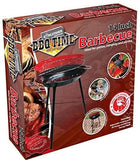 Kingfisher 14in Round Circular Steel Portable Home Garden BBQ Barbeque Grill - Packed Direct UK