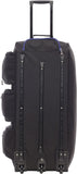 Large Lightweight Wheeled Duffle Holdall Travel Bag Sports Bag - 2 Year Warranty (Black/Blue, 34 Inch) - Packed Direct UK
