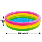 LARGE & SMALL PADDLING GARDEN POOL KIDS FUN FAMILY SWIMMING OUTDOOR INFLATABLE - Packed Direct UK