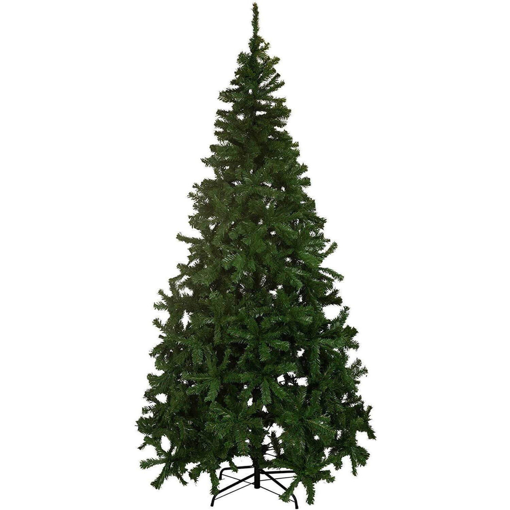 Olsen & Smith Large 7.5ft (7.5 Feet) 2.3m 1346 Tips Festive Artificial Pine Indoor Xmas Christmas Tree with Waterproof Storage Bag (7.5ft / 2.3m) - Packed Direct UK