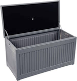 Olsen & Smith Medium 270L Plastic Garden Bench Storage Box - Packed Direct UK
