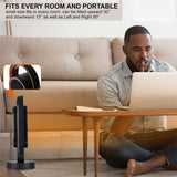 Olsen & Smith Tower Fan Heater Stylish Modern 1800W 1.8kW Compact Efficient Oscillating Ceramic with Timer Remote Control Low Energy for Home, Office and Bedroom - Packed Direct UK